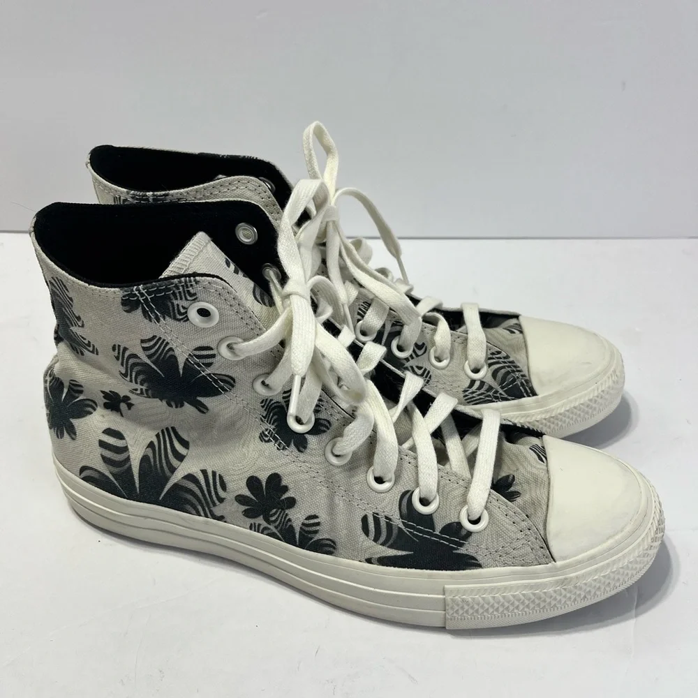 Converse Chuck Taylor All Star Womens Navy Blue and Light Grey High-Top Sneakers - Picture 4 of 6